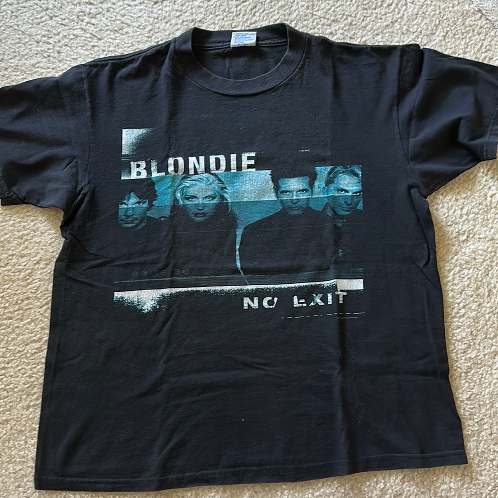 Blondie no exit tour medium large fit rock and roll concert T-shirt